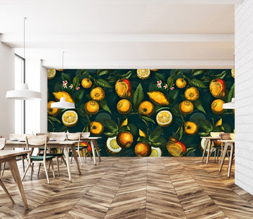 3D Turmeric Orange 148 Uta Naumann Wall Mural Wall Murals