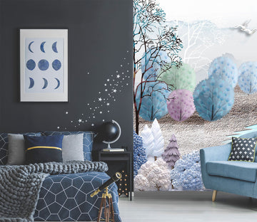 3D Color Forest 1824 Wall Murals