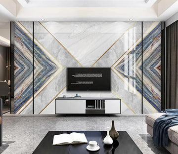 3D Triangle Texture Level 791 Wall Murals