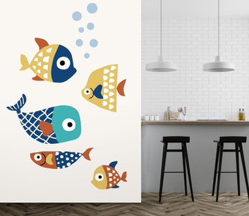 3D Color Fish 1477 Boris Draschoff Wall Mural Wall Murals
