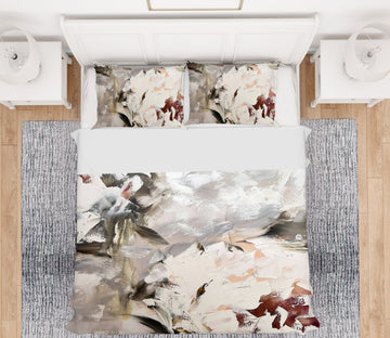 3D White Flower 3824 Skromova Marina Bedding Bed Pillowcases Quilt Cover Duvet Cover