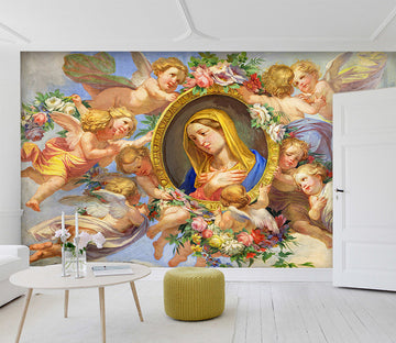 3D Girl Portrait 1572 Wall Murals