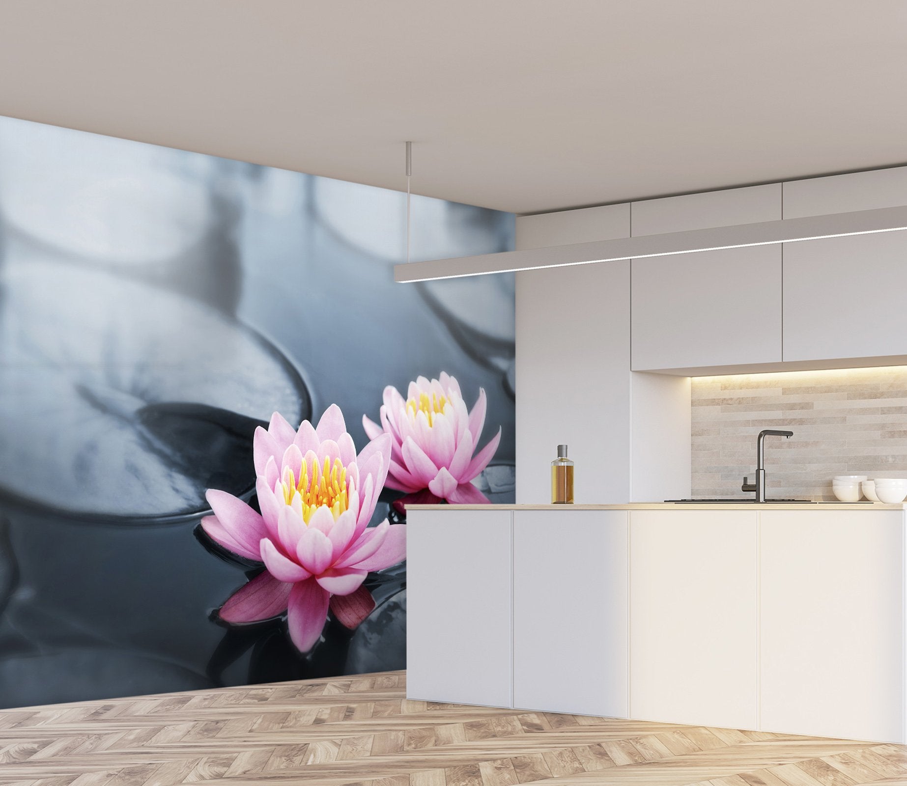 3D Beautiful Lotus 145 Wall Murals Wallpaper AJ Wallpaper 2 