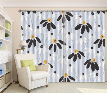 3D Petal Flower 11139 Kashmira Jayaprakash Curtain Curtains Drapes