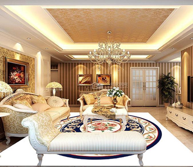 3D Red Flower WG254 Floor Mural Wallpaper AJ Wallpaper 2 