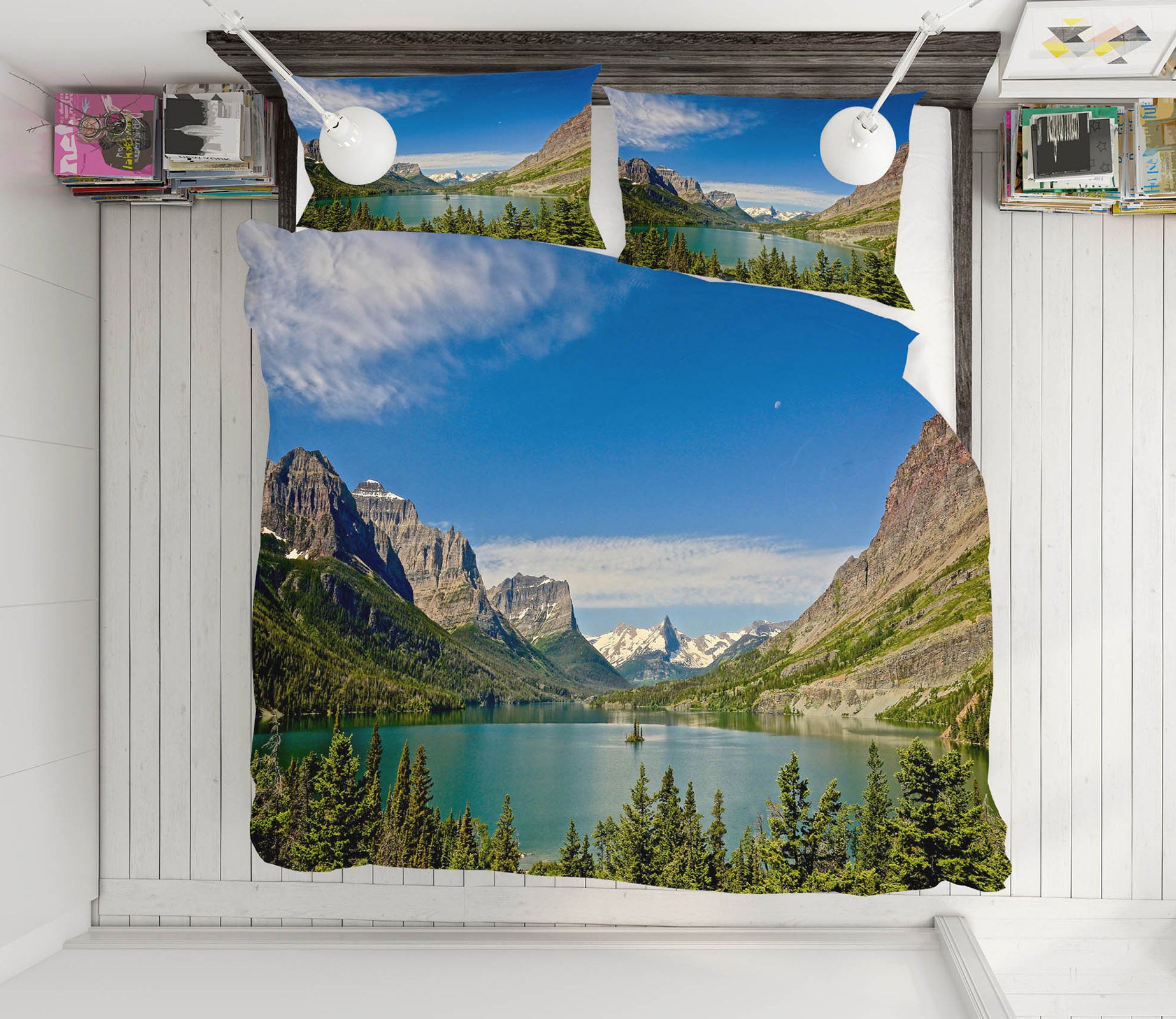 3D Landscape Grove 8670 Kathy Barefield Bedding Bed Pillowcases Quilt