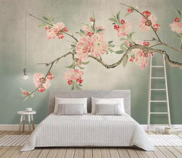 3D Flower Bird WG15 Wall Murals Wallpaper AJ Wallpaper 2 