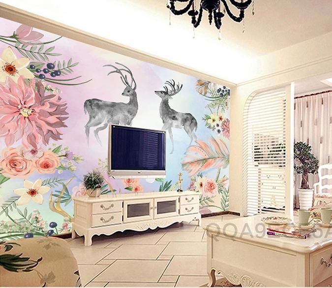 3D Animal Park 207 Wall Murals Wallpaper AJ Wallpaper 2 