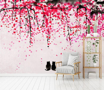 3D Red Smudge Embellishment 2060 Wall Murals