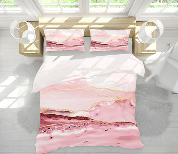 3D Pink Pattern 025 Uta Naumann Bedding Bed Pillowcases Quilt
