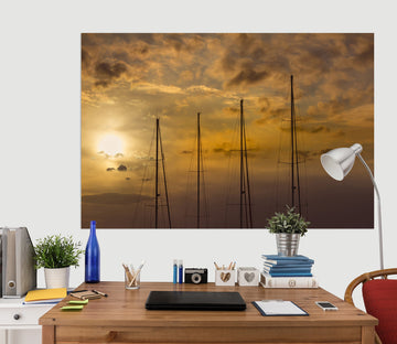 3D Four Trees 190 Marco Carmassi Wall Sticker