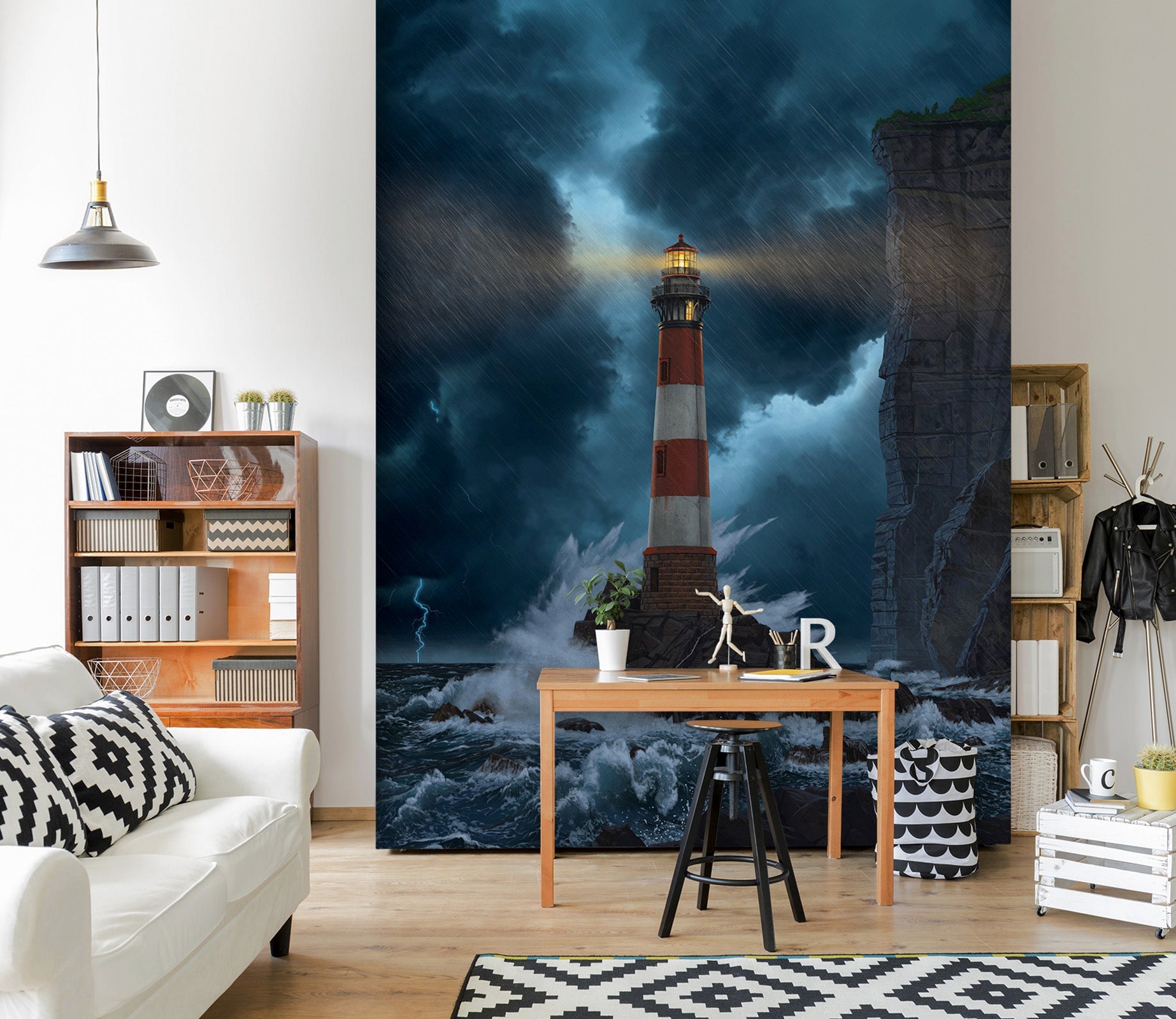 3D Lighthouse 1565 Wall Murals Exclusive Designer Vincent Wallpaper AJ Wallpaper 