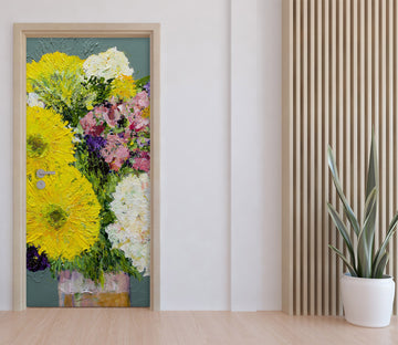 3D Flowers Vase Painting 93136 Allan P. Friedlander Door Mural