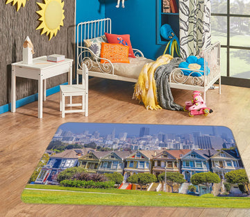 3D Steppe Village 1147 Marco Carmassi Rug Non Slip Rug Mat