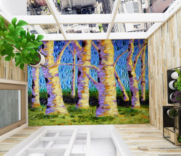 3D Meadow Woods 102175 Dena Tollefson Floor Mural  Wallpaper Murals Self-Adhesive Removable Print Epoxy
