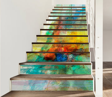 3D Colorful Ink 104209 Michael Tienhaara Stair Risers