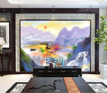 3D Colored Hawthorn WC59 Wall Murals Wallpaper AJ Wallpaper 2 