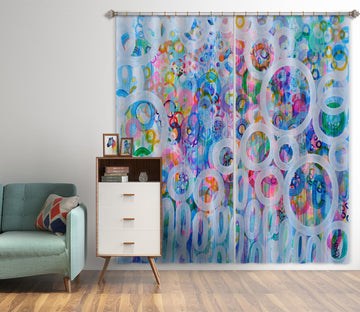 3D Colorful Circle 2332 Misako Chida Curtain Curtains Drapes