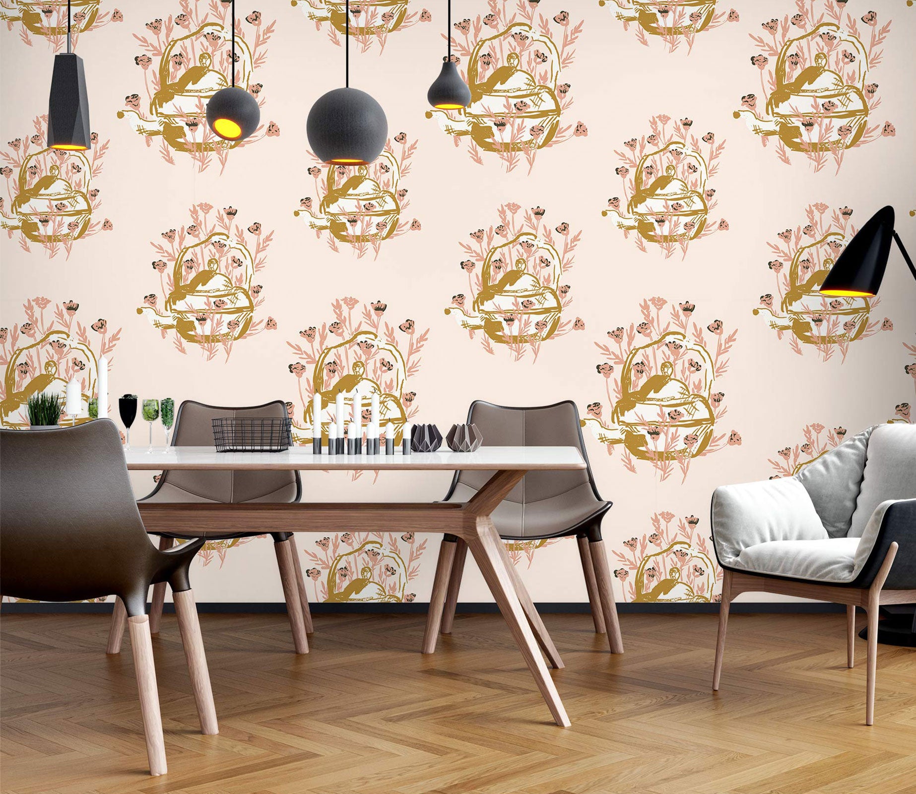 3D Flower Basket Texture 1399 Kashmira Jayaprakash Wall Mural Wall Murals