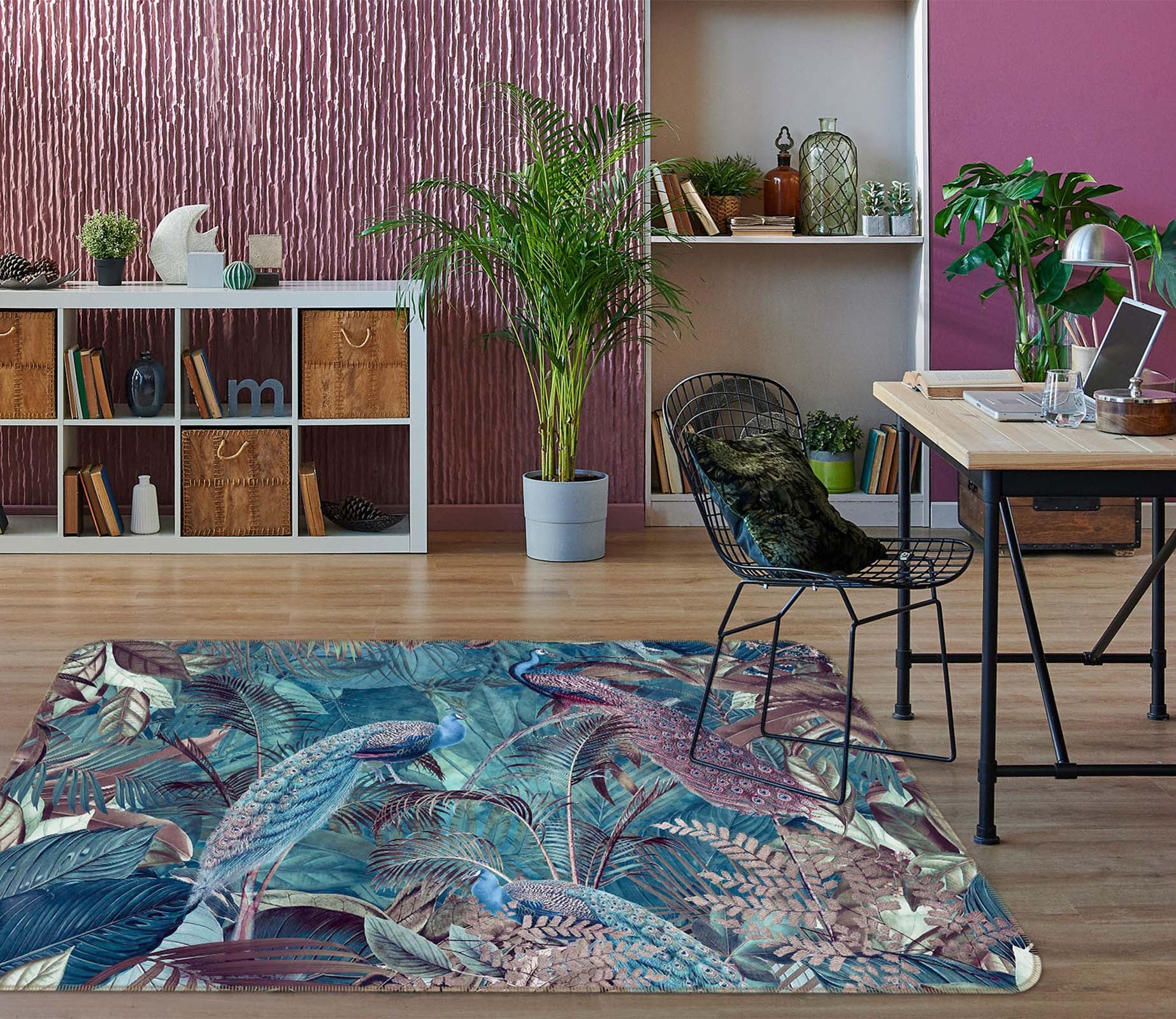 3D Forest Leaves 1010 Andrea haase Rug Non Slip Rug Mat