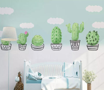 3D Green Plant WC03 Wall Murals Wallpaper AJ Wallpaper 2 