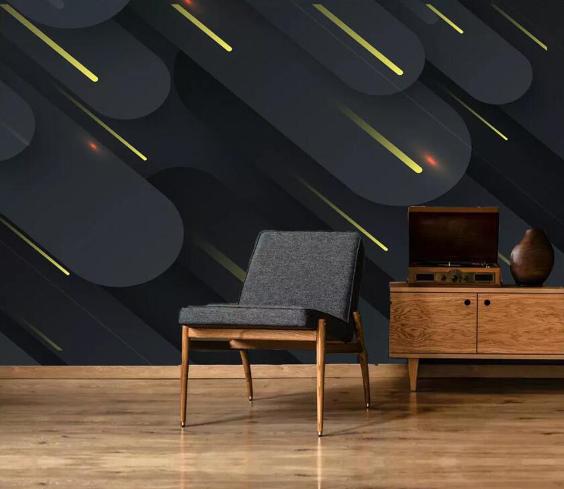 3D Meteor Shower WC83 Wall Murals Wallpaper AJ Wallpaper 2 