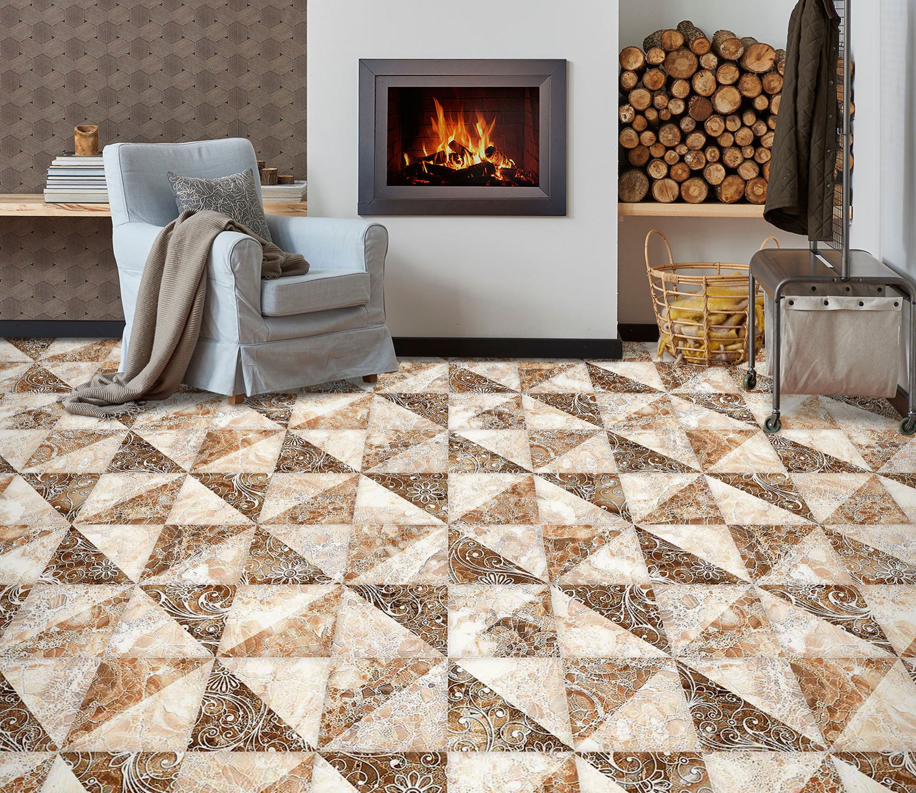 3D Triangles And Squares 635 Floor Mural  Wallpaper Murals Rug & Mat Print Epoxy waterproof bath floor