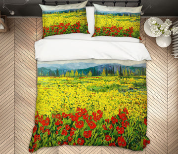 3D Rose Hanada 1013 Allan P. Friedlander Bedding Bed Pillowcases Quilt