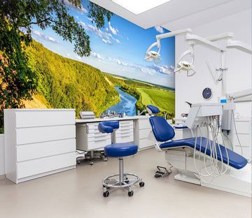 3D River Bank Landscape 030 Wall Murals Wallpaper AJ Wallpaper 2 