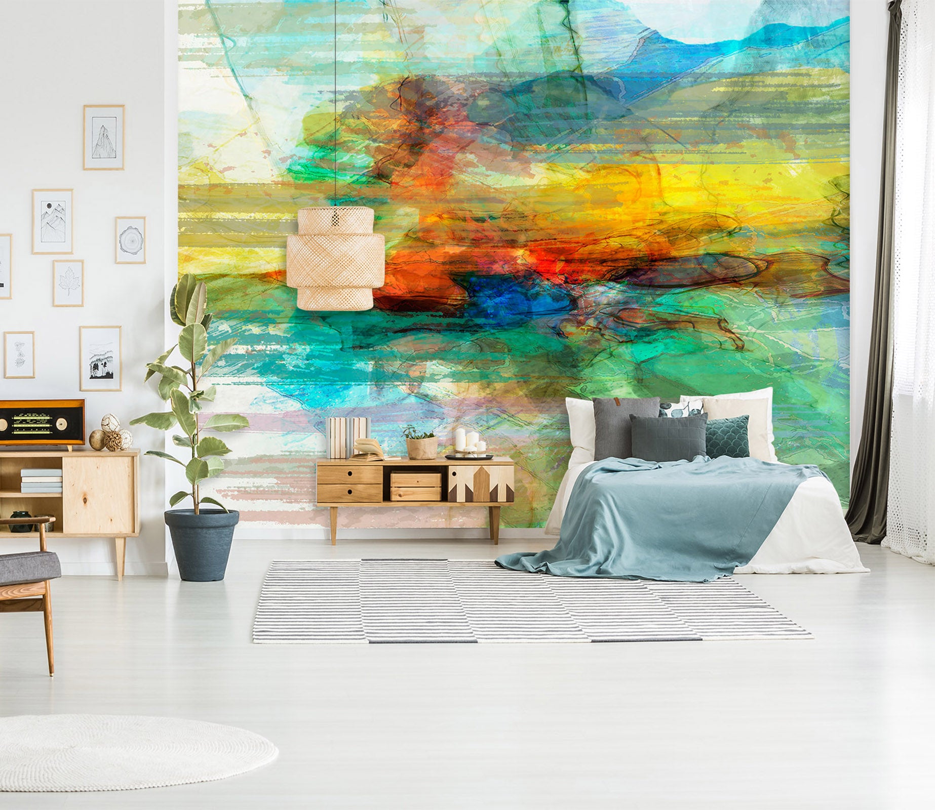 3D Color Sea 130 Michael Tienhaara Wall Mural Wall Murals
