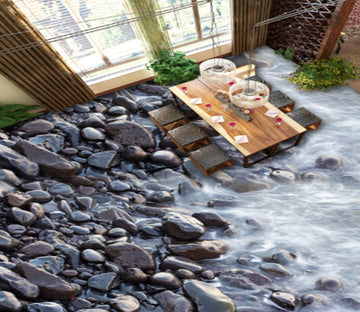 3D Washed Stones 267 Floor Mural  Wallpaper Murals Rug & Mat Print Epoxy waterproof bath floor