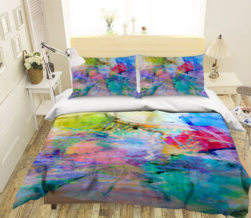 3D Color Wave 1026 Michael Tienhaara Bedding Bed Pillowcases Quilt