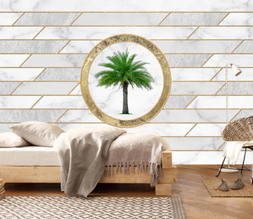 3D Three-color Brick Arrangement 2191 Wall Murals