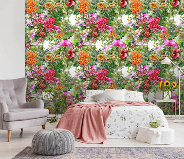 3D Bright Flowers 43 Wall Murals