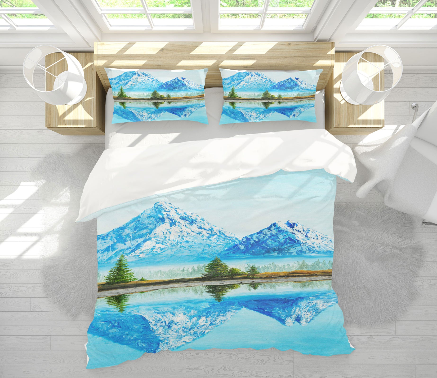 3D Glacier 1765 Marina Zotova Bedding Bed Pillowcases Quilt