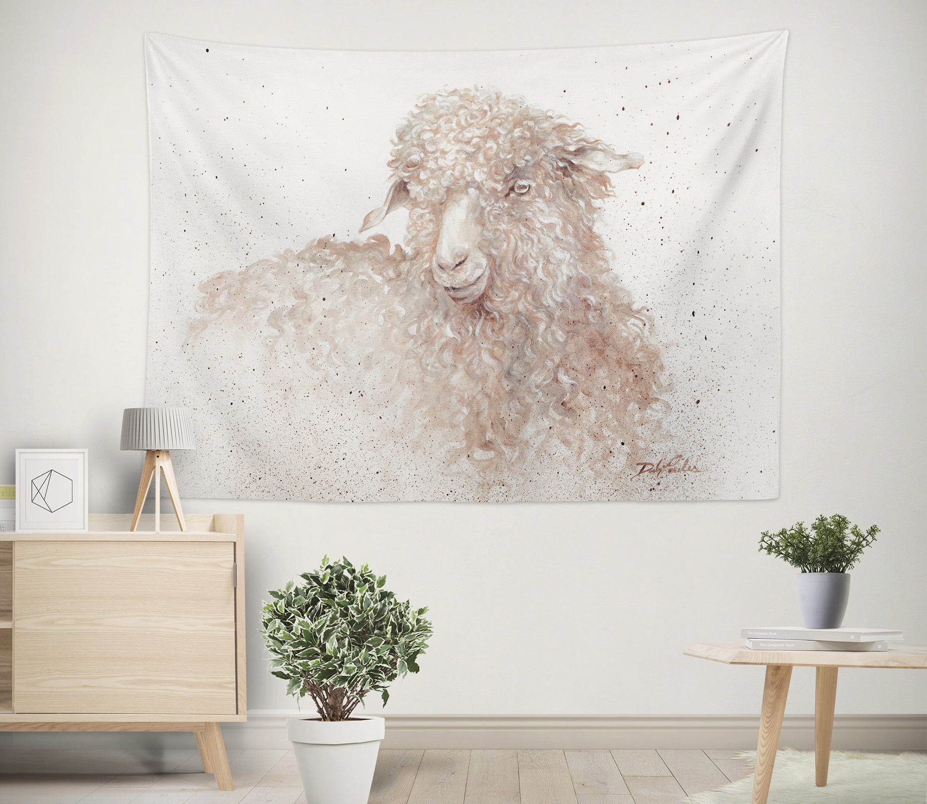 3D Sheep 111193 Debi Coules Tapestry Hanging Cloth Hang
