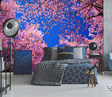 3D Pink Twig 1656 Wall Murals
