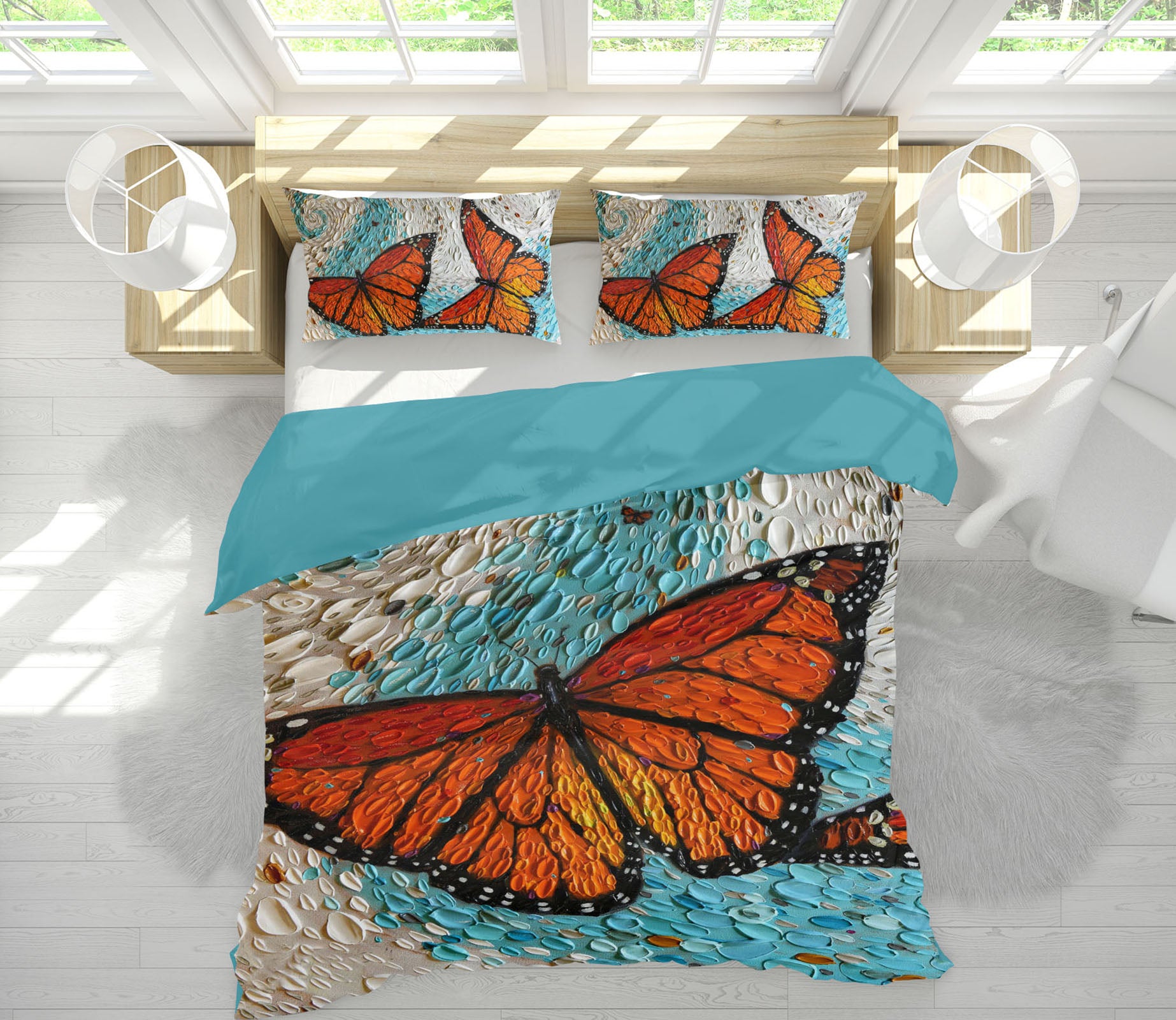 3D Butterfly 2125 Dena Tollefson bedding Bed Pillowcases Quilt