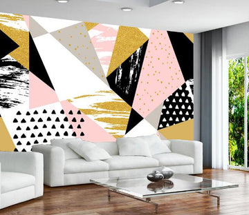 3D Color Puzzle 353 Wall Murals