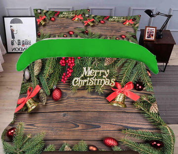 3D Merry Christmas 32041 Christmas Quilt Duvet Cover Xmas Bed Pillowcases