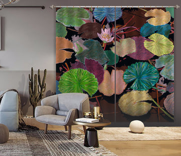 3D Summer Pool 230 Allan P. Friedlander Curtain Curtains Drapes