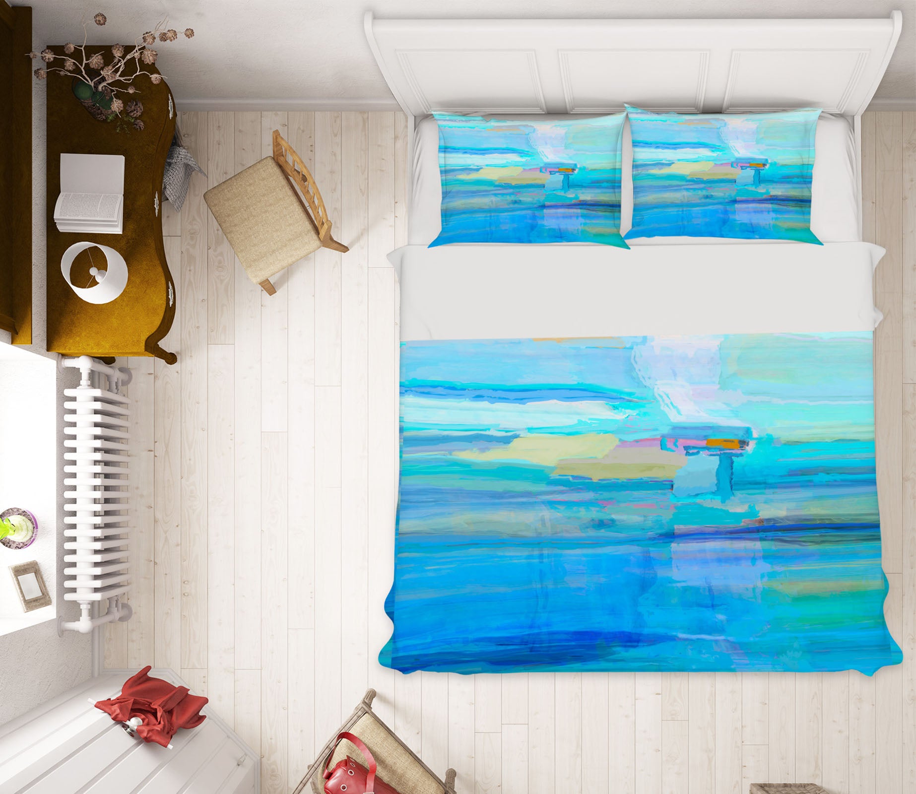 3D Blue Sea 2107 Michael Tienhaara Bedding Bed Pillowcases Quilt