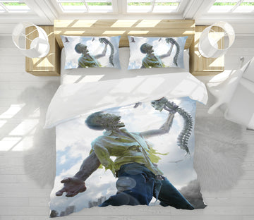 3D Monster Man 4097 Tom Wood Bedding Bed Pillowcases Quilt