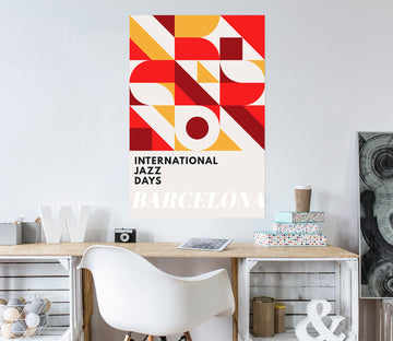 3D Pattern Patchwork 159 Boris Draschoff Wall Sticker