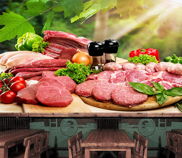 3D Fresh Beef 1079 Wall Murals