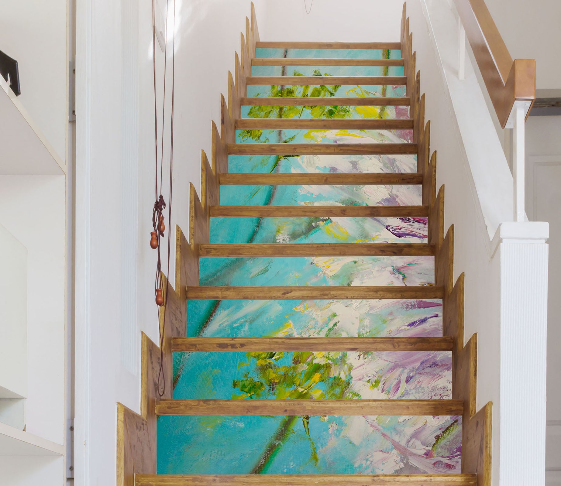 3D Flowery Green Grass 2142 Skromova Marina Stair Risers