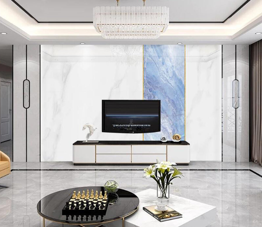 3D Texture Blue 150 Wall Murals