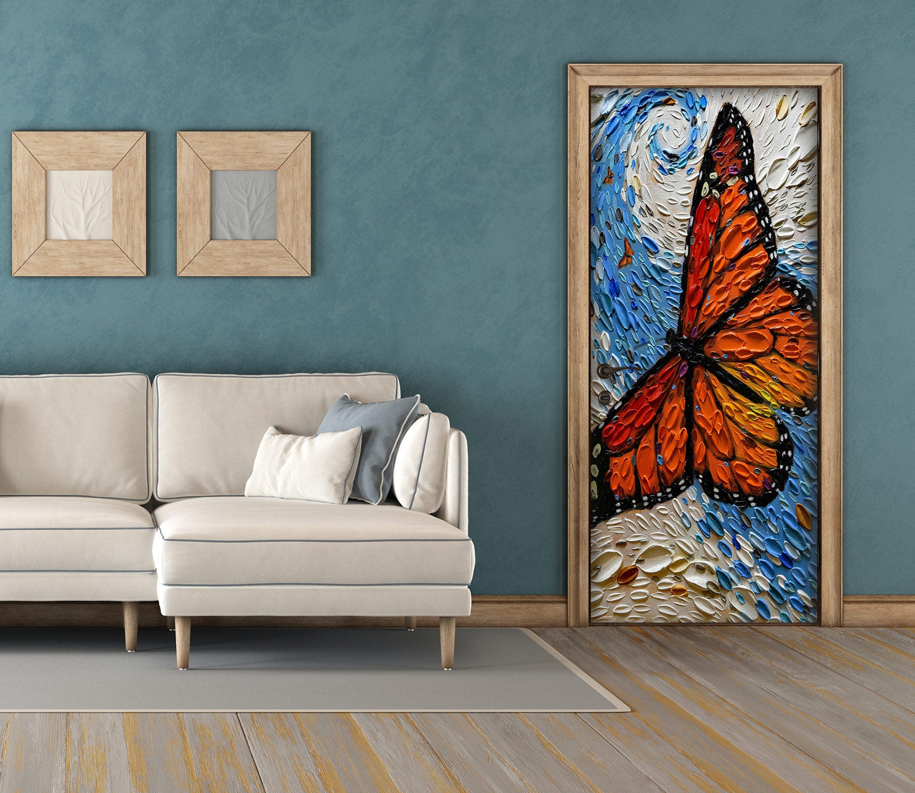 3D Butterfly 11306 Dena Tollefson Door Mural