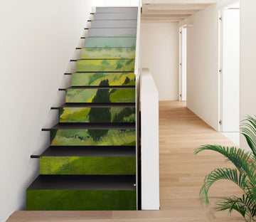 3D Green Hillside Trees 89197 Allan P. Friedlander Stair Risers