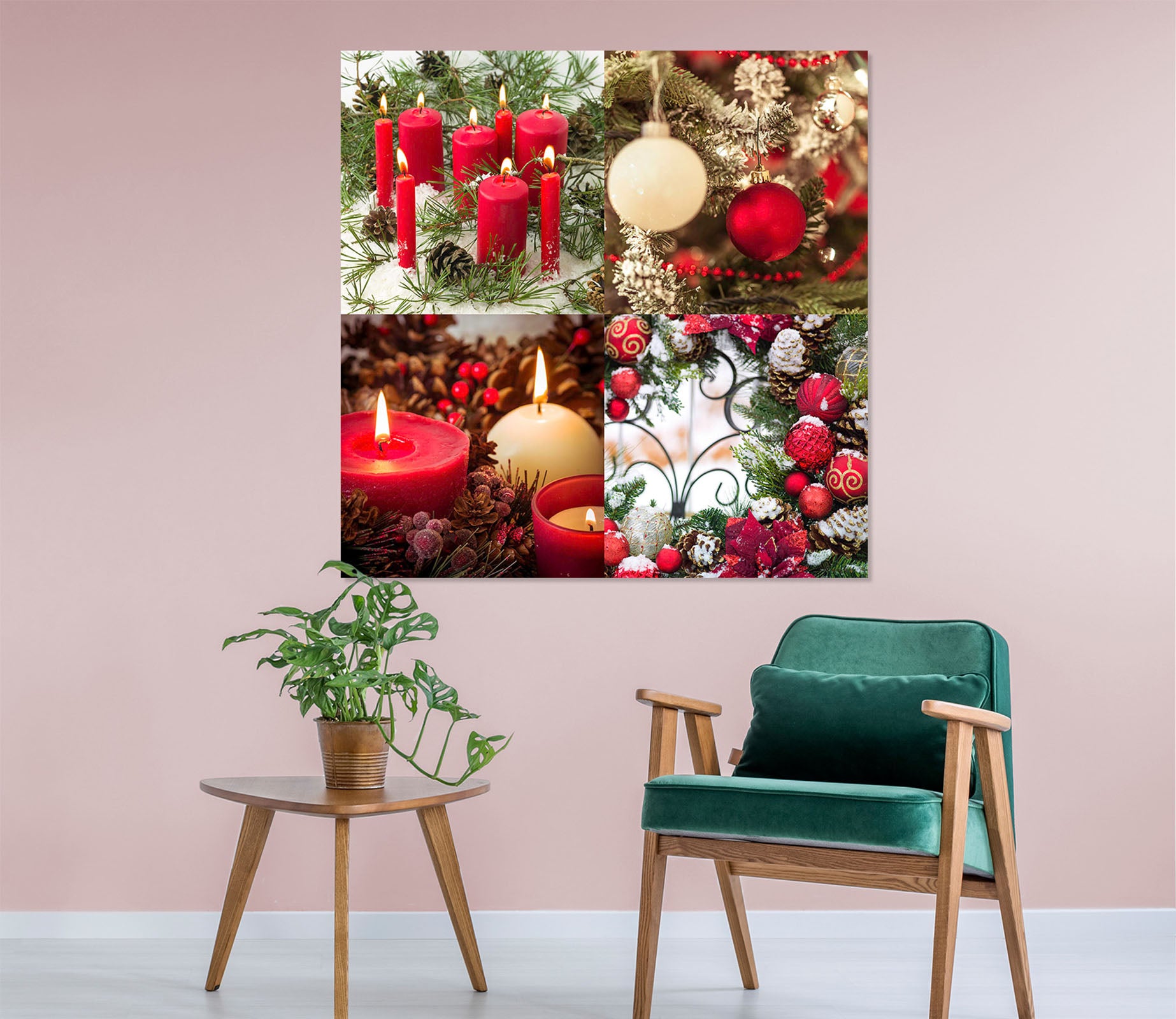 3D Red Lantern 046 Assaf Frank Wall Sticker